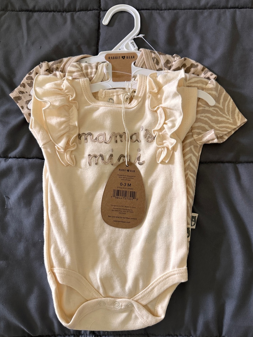 Rabbit + Bear 3 piece set